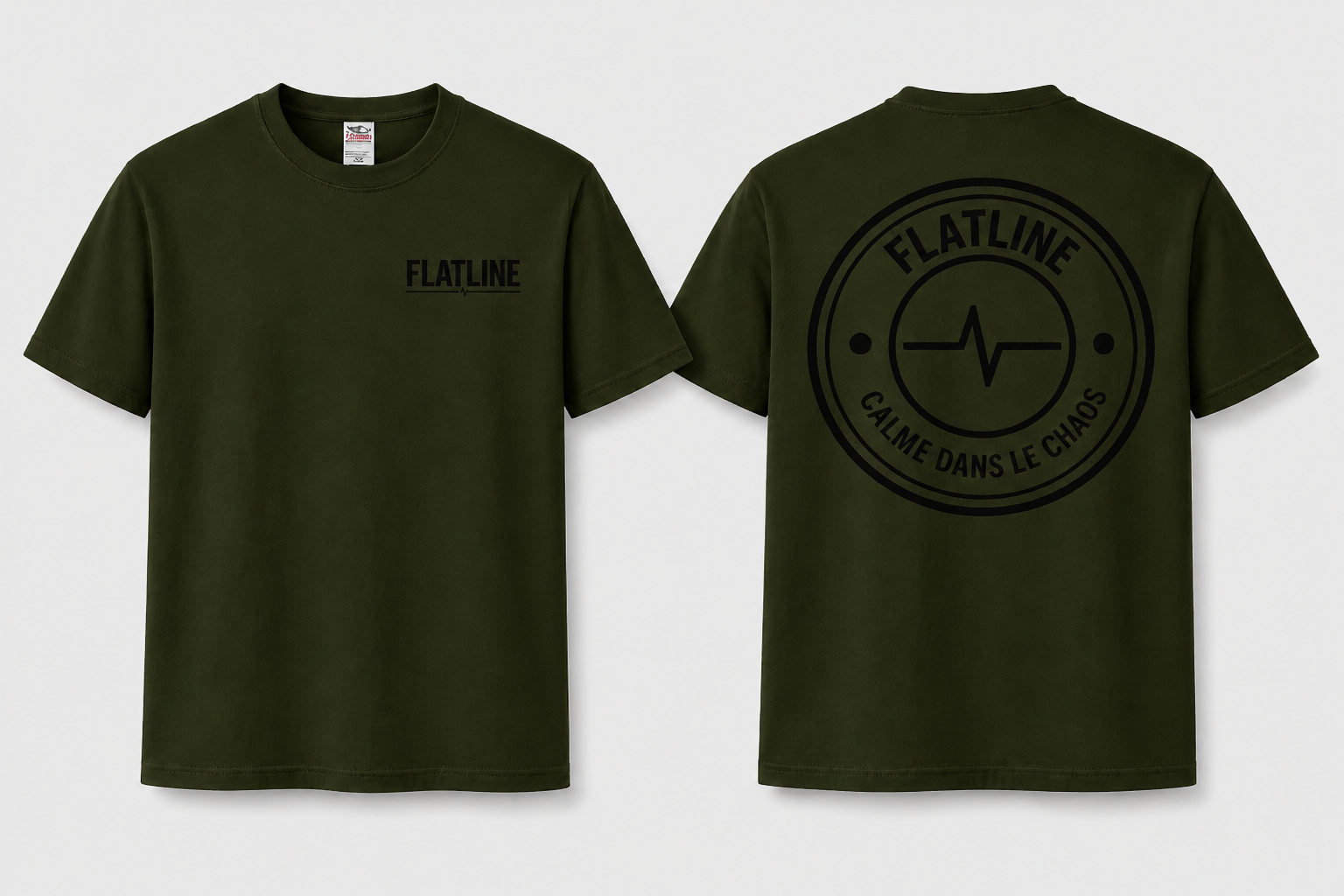 T-Shirt Flatline Original Forest Green