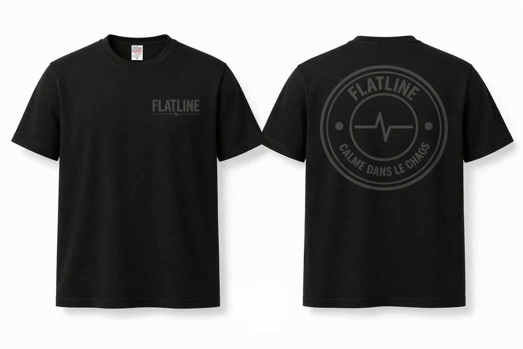 T-Shirt Flatline Original Noir